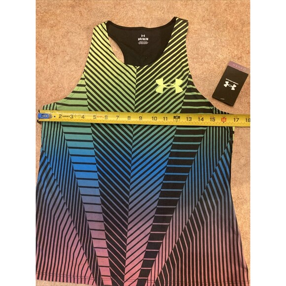 Under Armour UA Rush Run Distance Singlet Top Women's Size Medium NEW - Picture 4 of 6